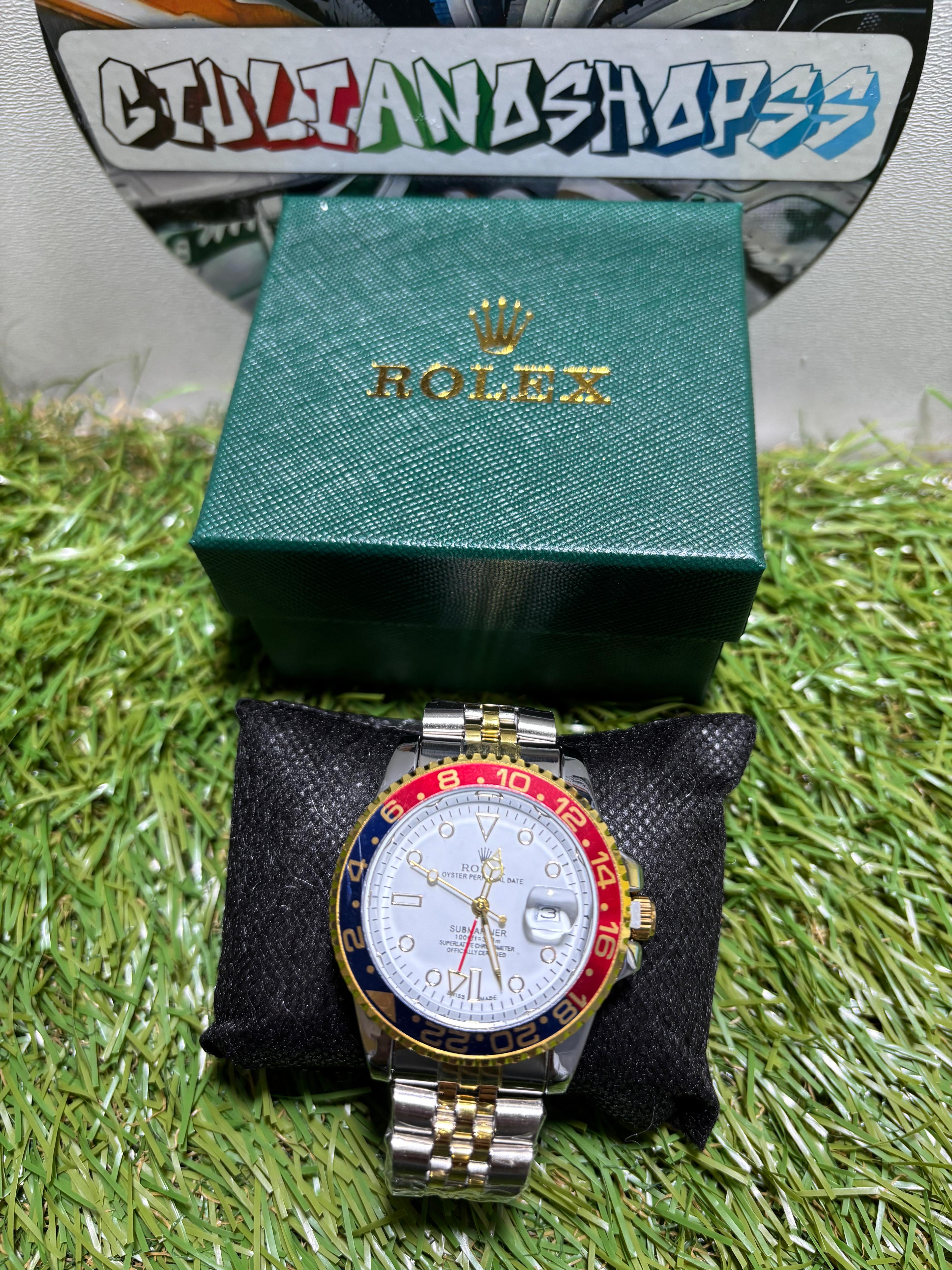 Rolex GMT Two-Tone Bianco Pepsi