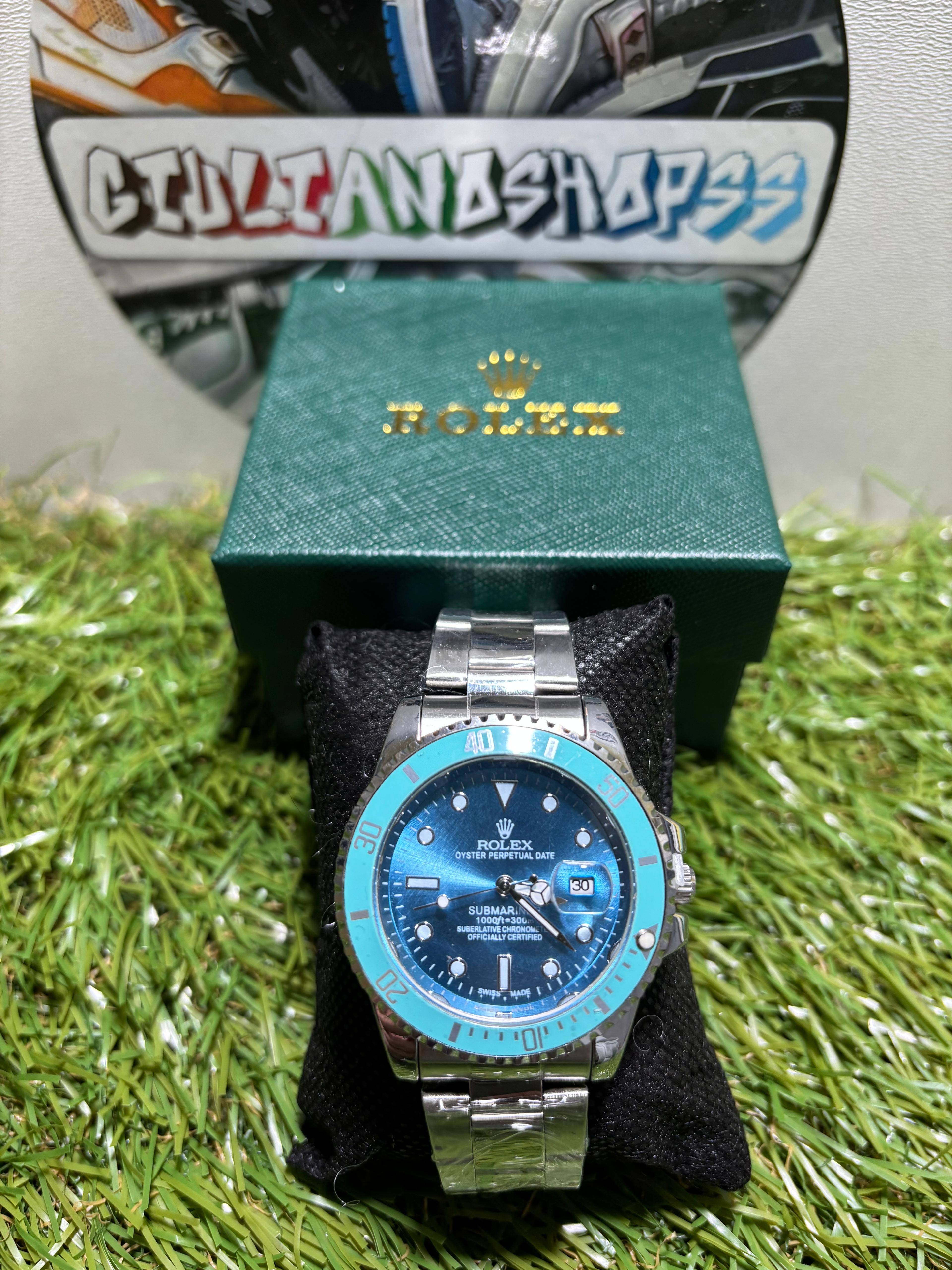 Rolex Submariner Acciaio Blu Turchese