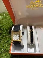 Hermes H Set Orologio Nero