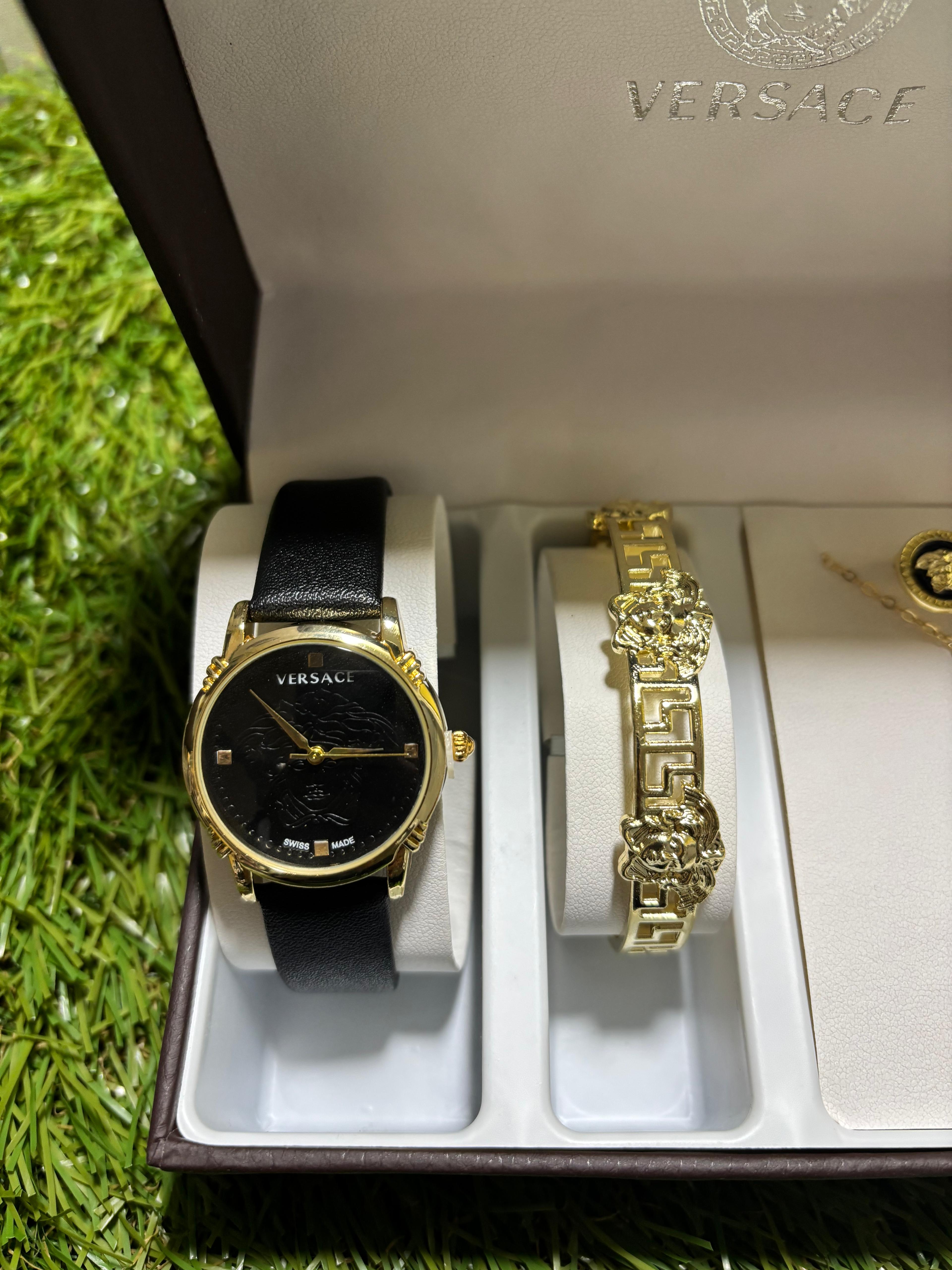 Versace Medusa Set Regalo Nero Oro
