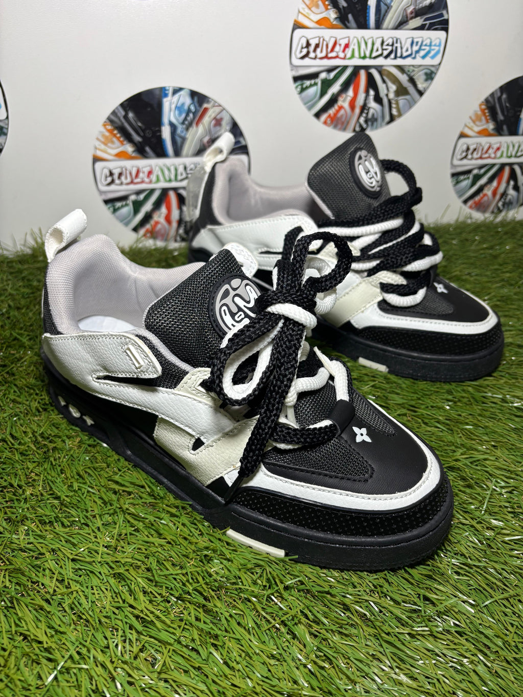 Louis Vuitton Trainer Nero Bianco