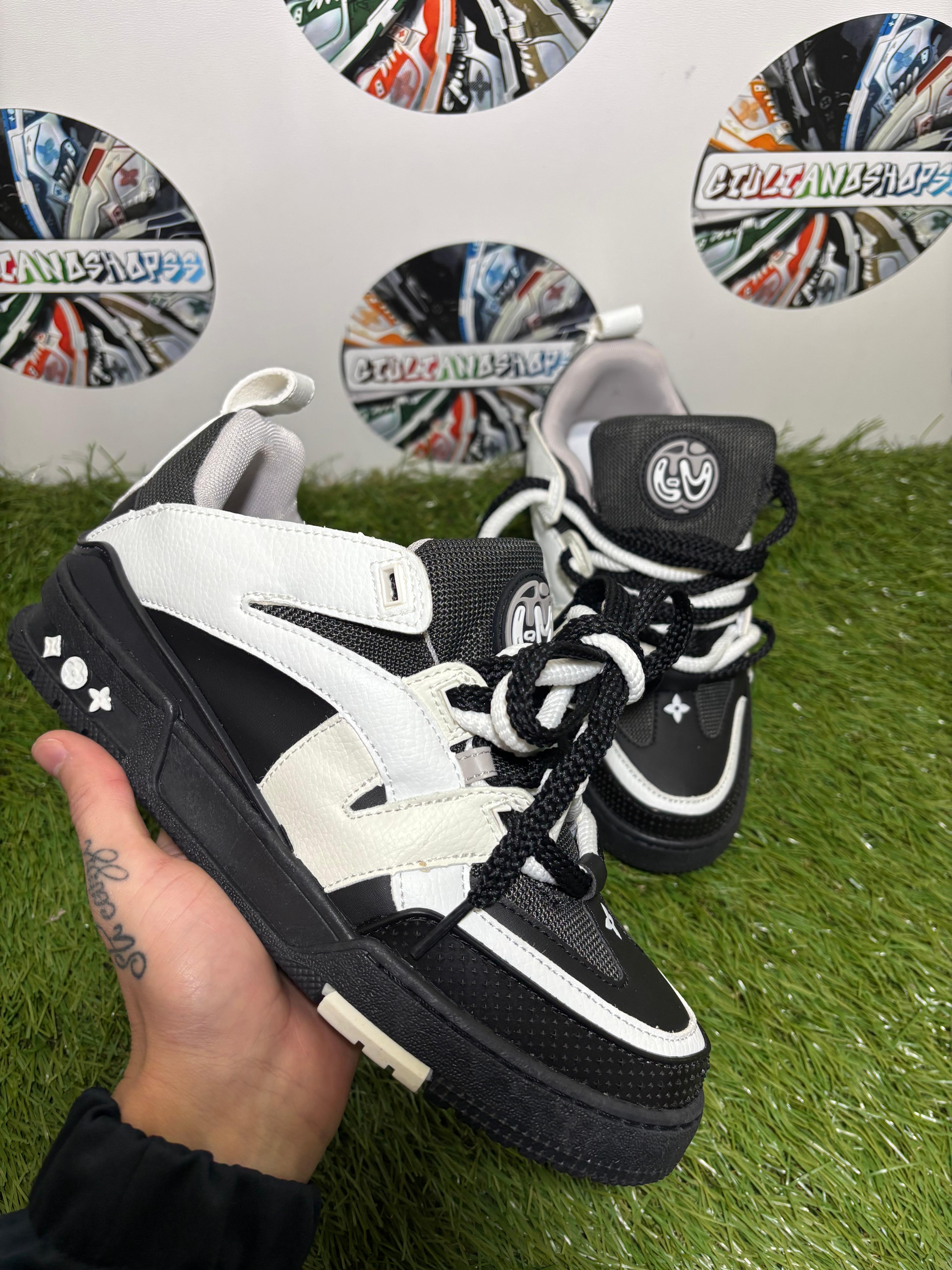 Louis Vuitton Trainer Nero Bianco