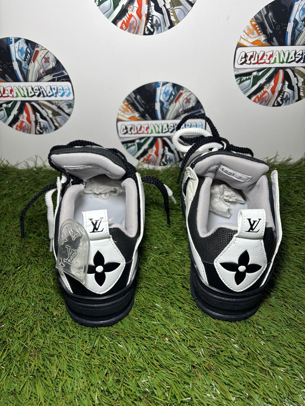 Louis Vuitton Trainer Nero Bianco