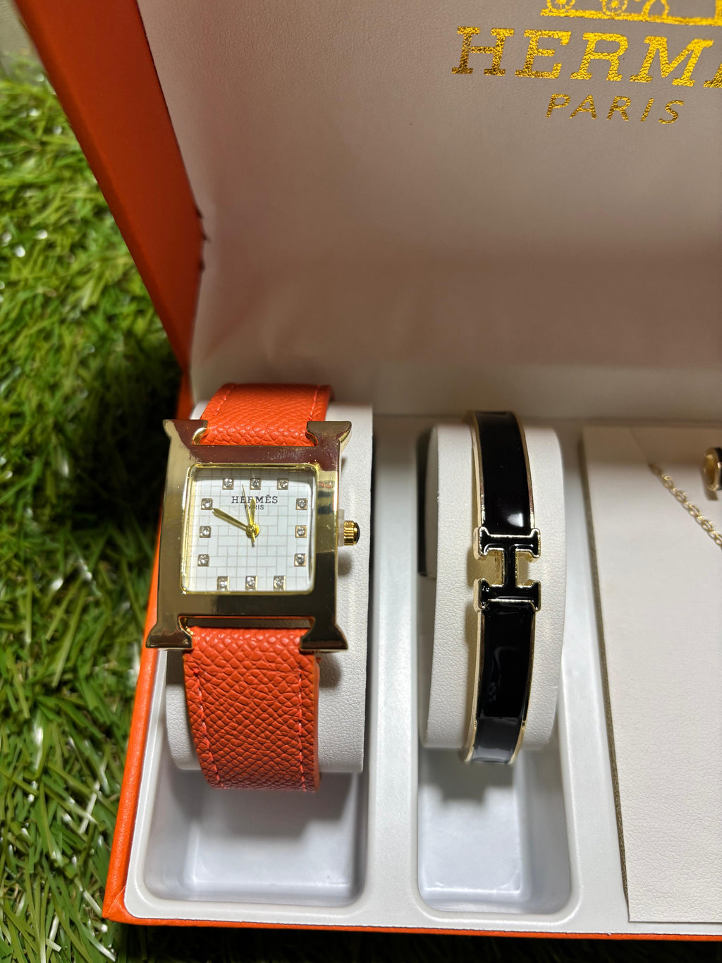 Hermes H Set Regalo Arancione
