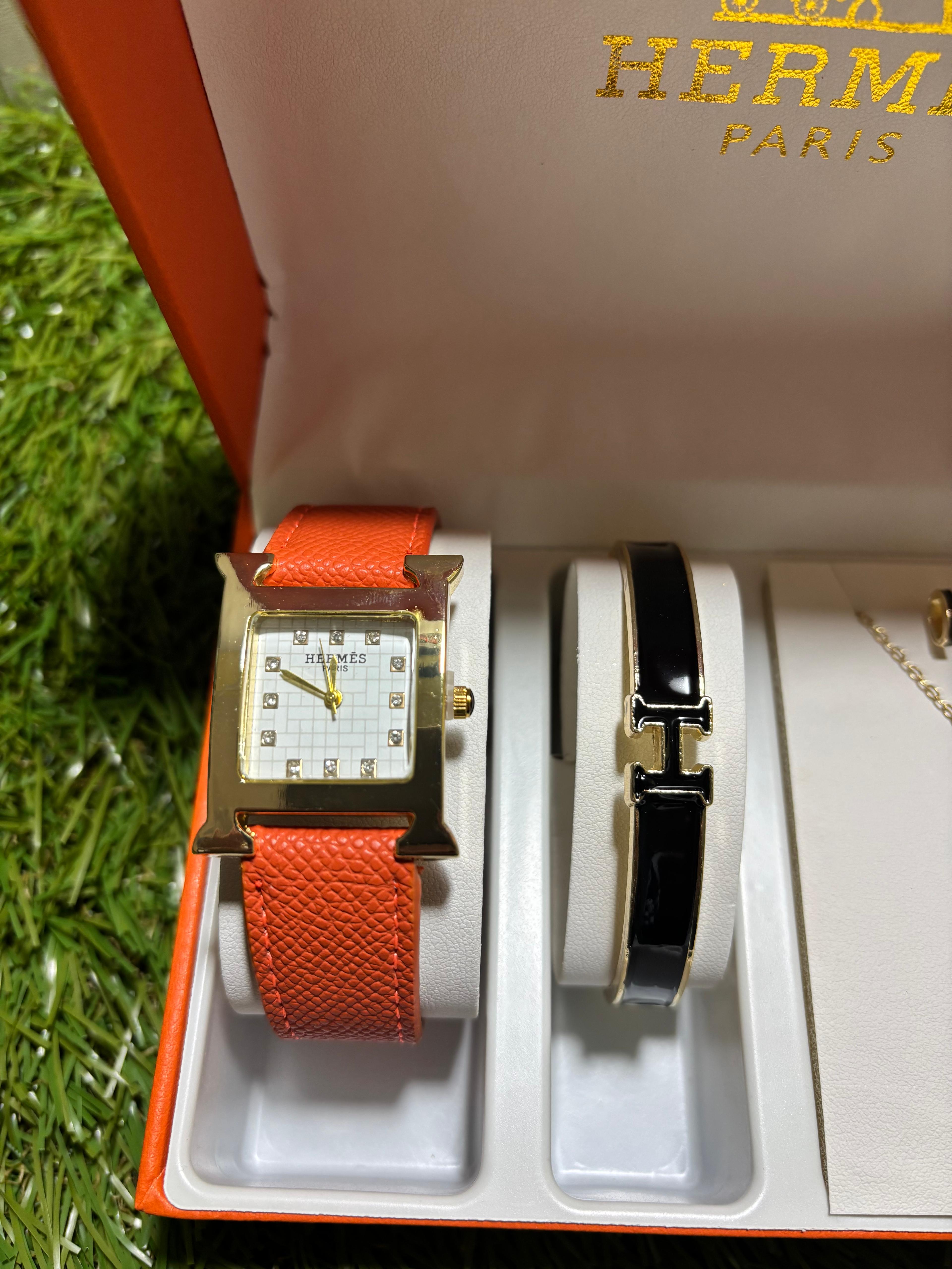 Hermes H Set Regalo Arancione