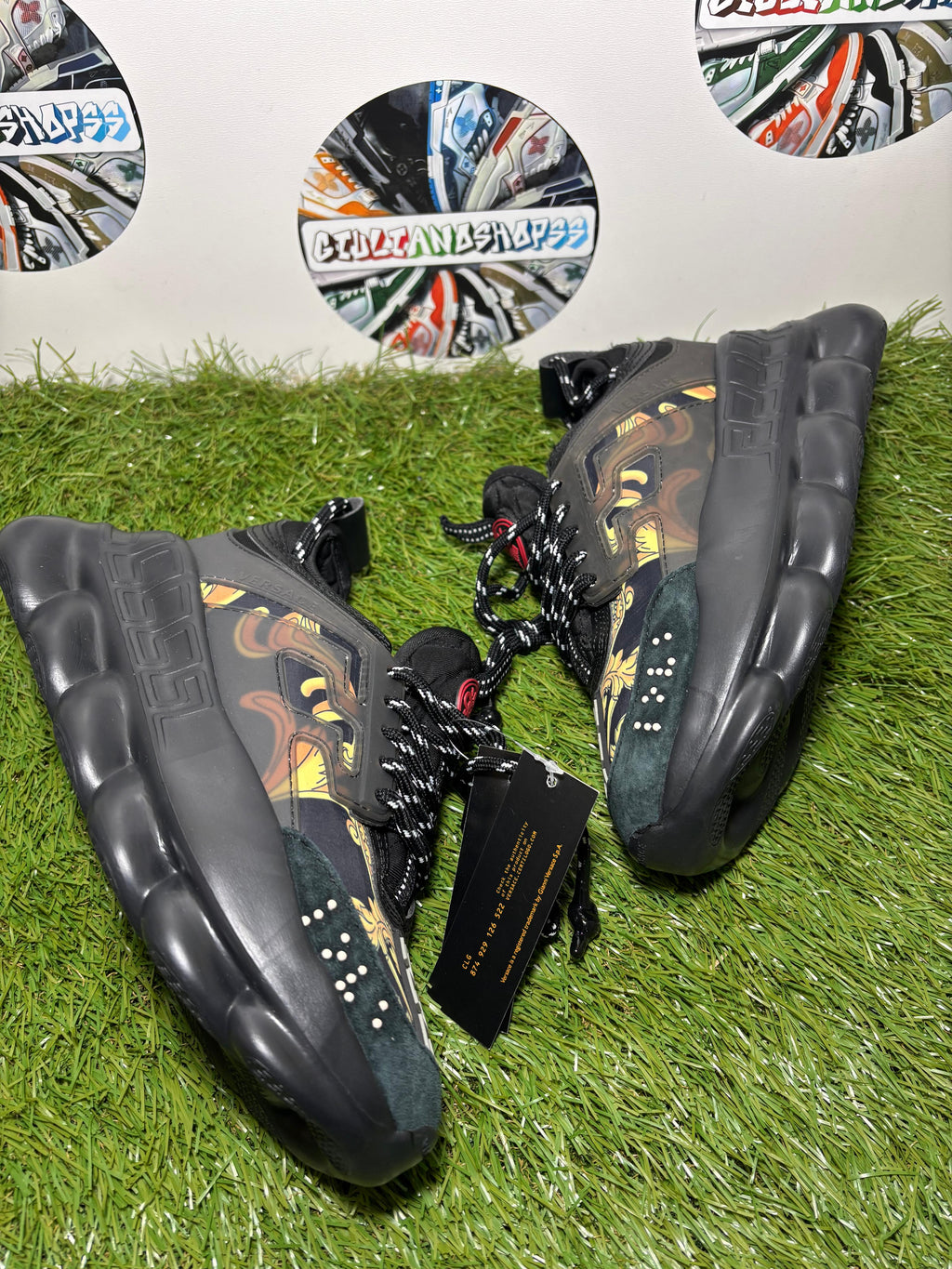Versace Chain Reaction Nero Oro Lato