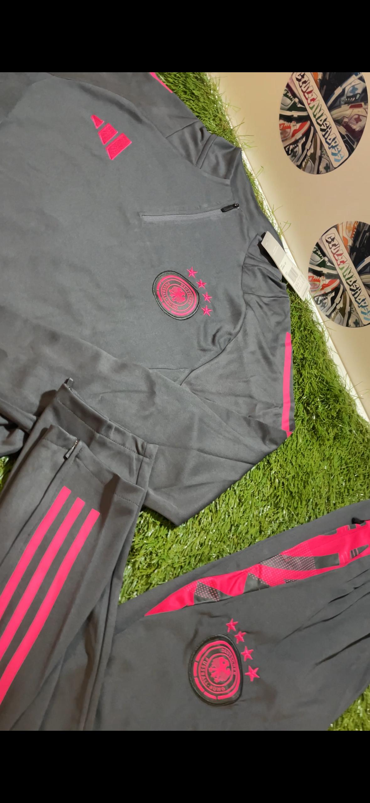 Tuta Germania Adidas Nera Rosa