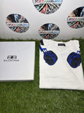 Balenciaga T-shirt Bianca Cuffie