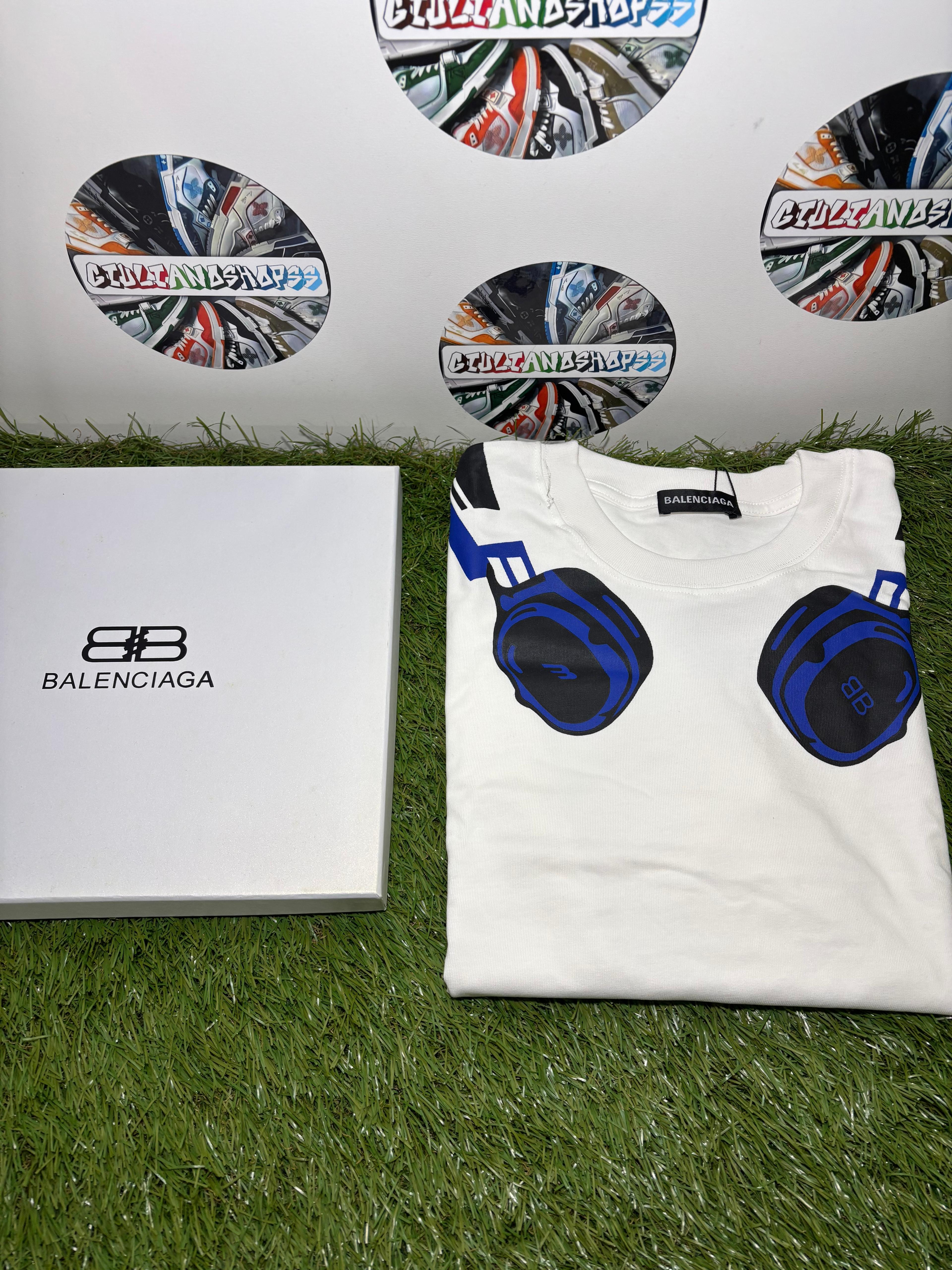Balenciaga T-shirt Bianca Cuffie