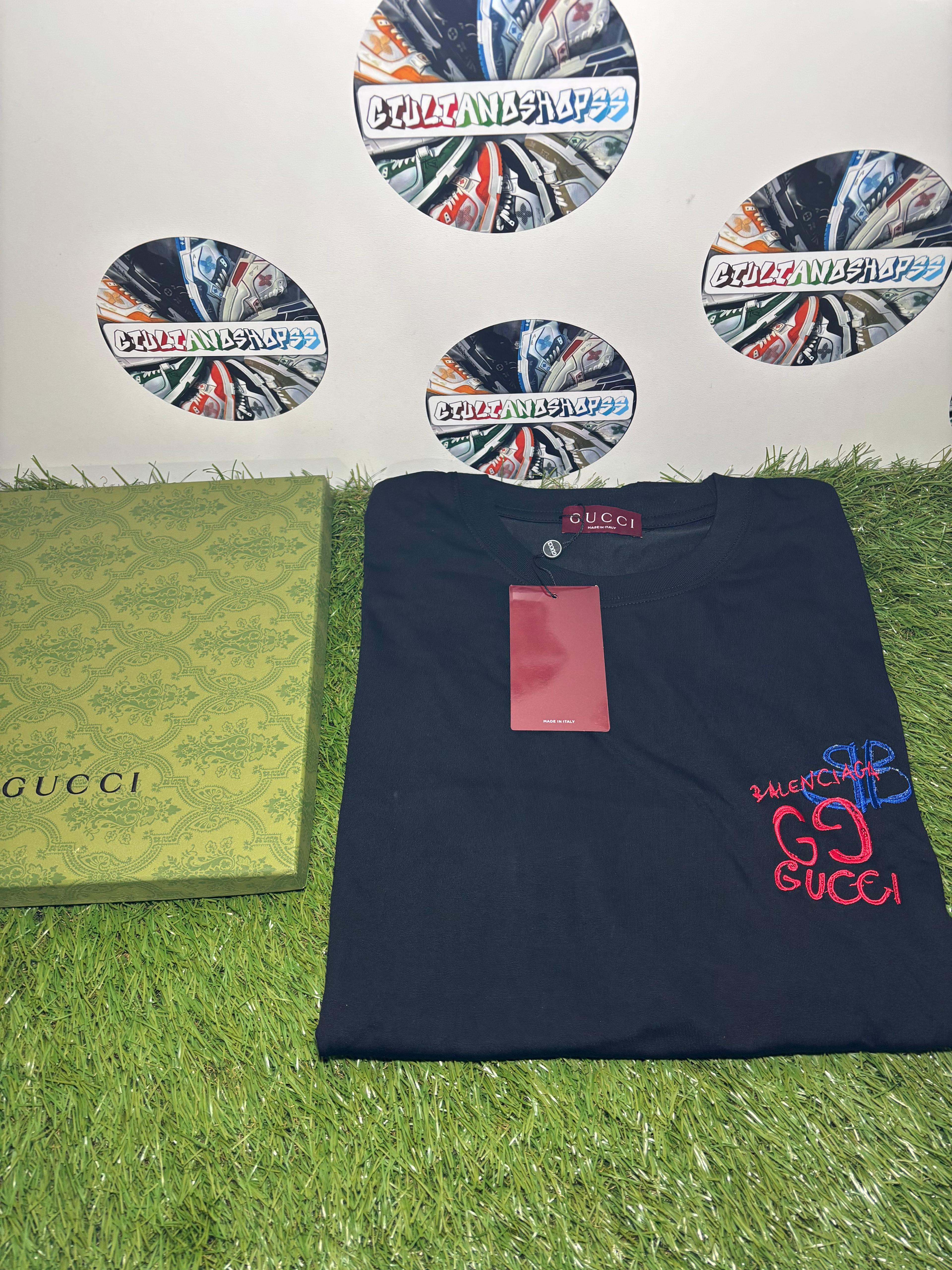 Gucci x Balenciaga T-shirt Nera