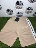 Palm Angels Shorts Beige Banda