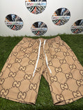 Gucci Shorts Beige Maxi GG