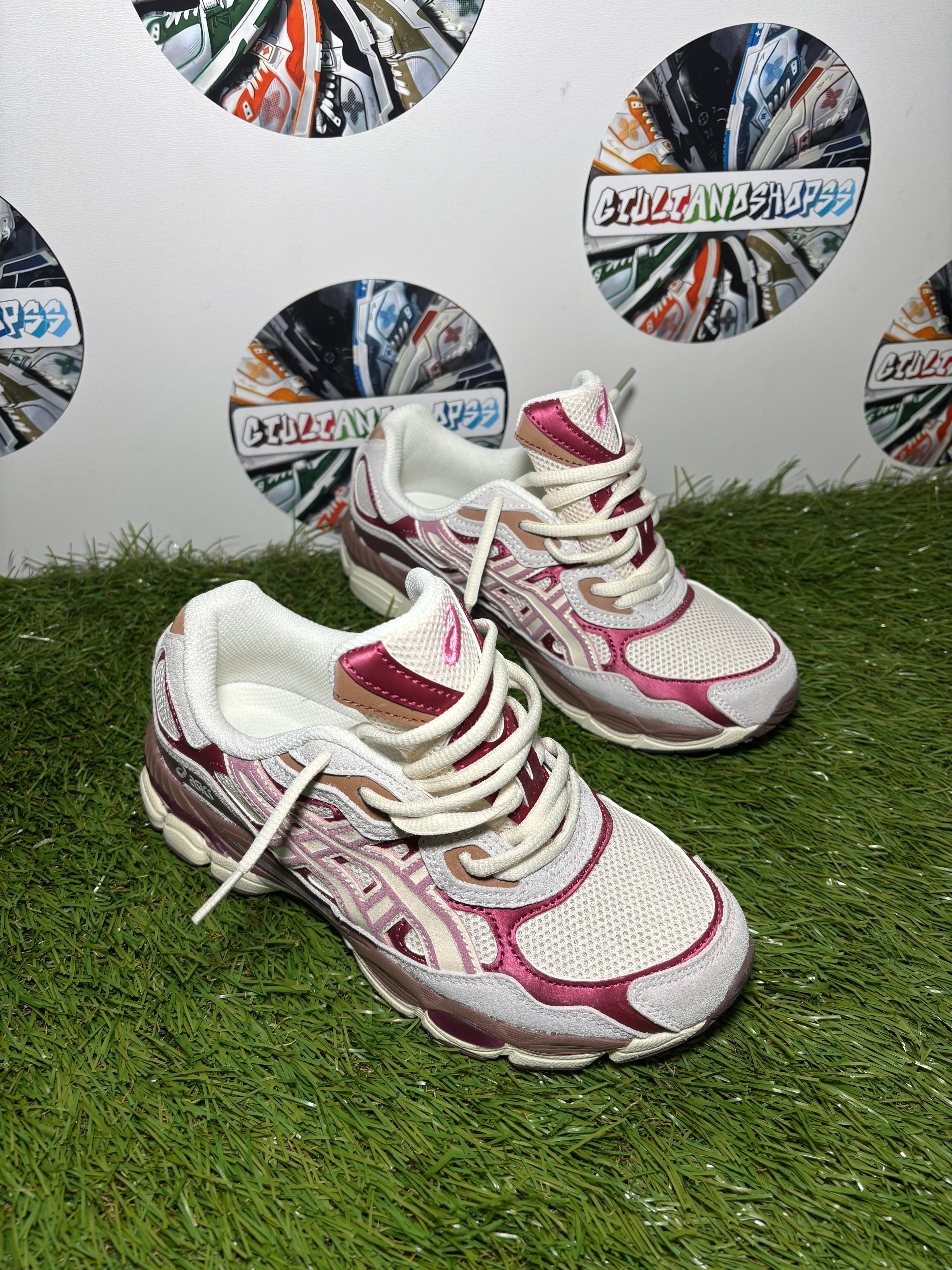 ASICS Gel-NYC - Crema/Burgundy/Rosa