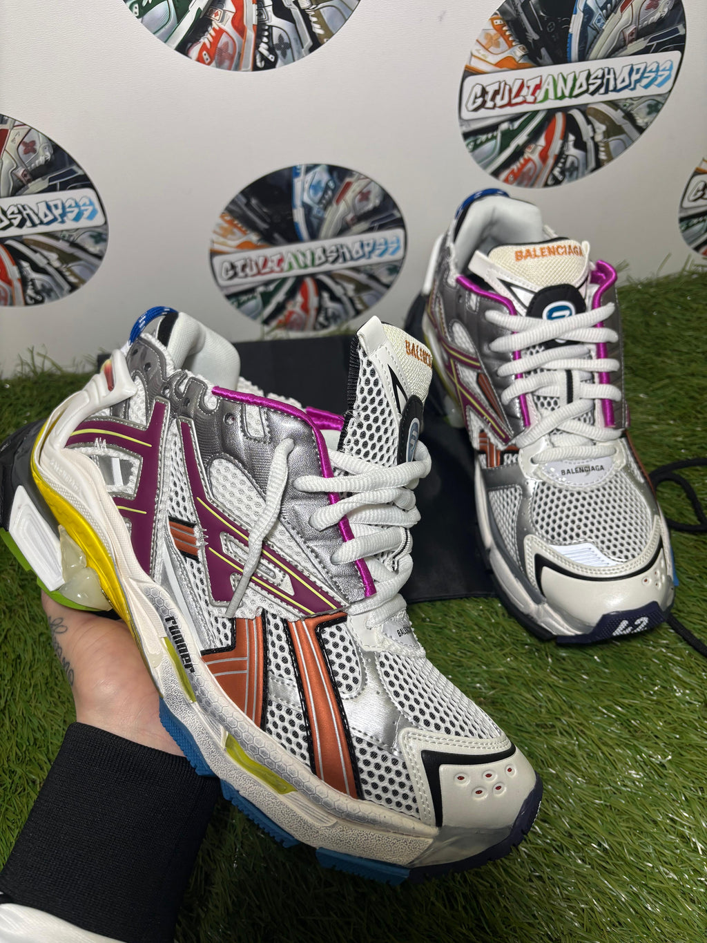 Balenciaga Track Sneaker - Grigia/Argento