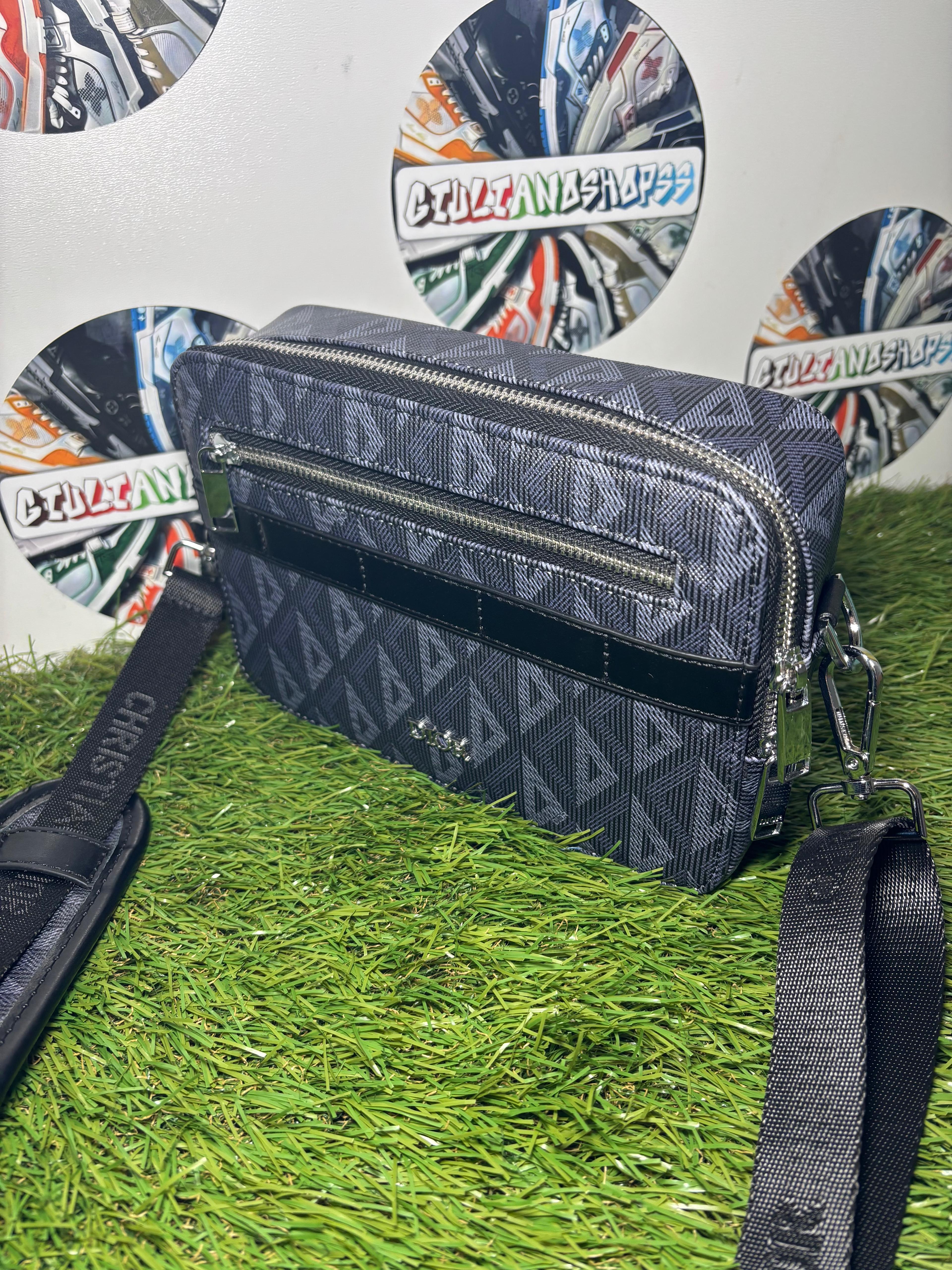 Dior Safari Messenger CD Diamond Nero/Grigio