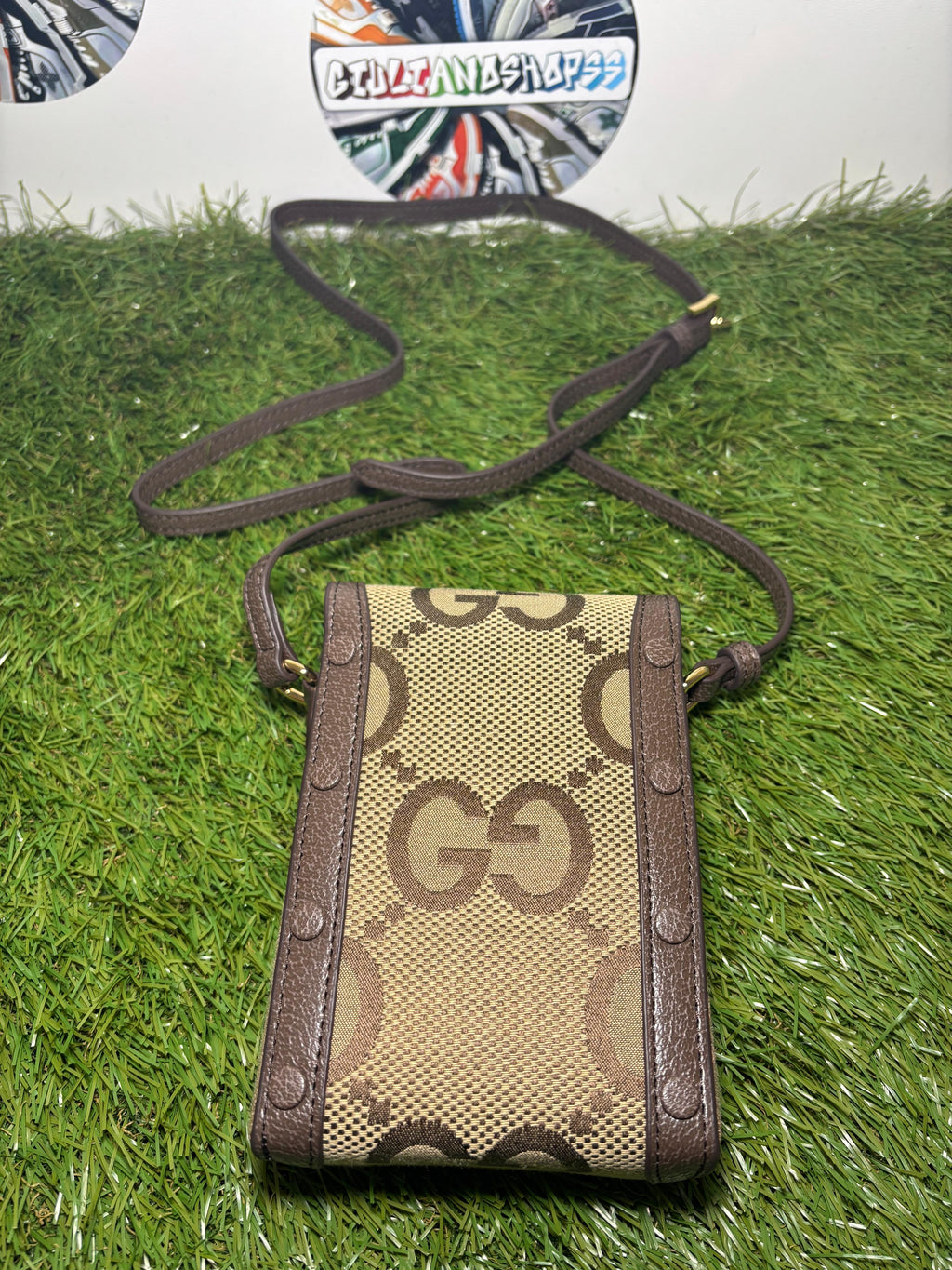 Gucci Horsebit 1955 Phone Bag Jumbo GG