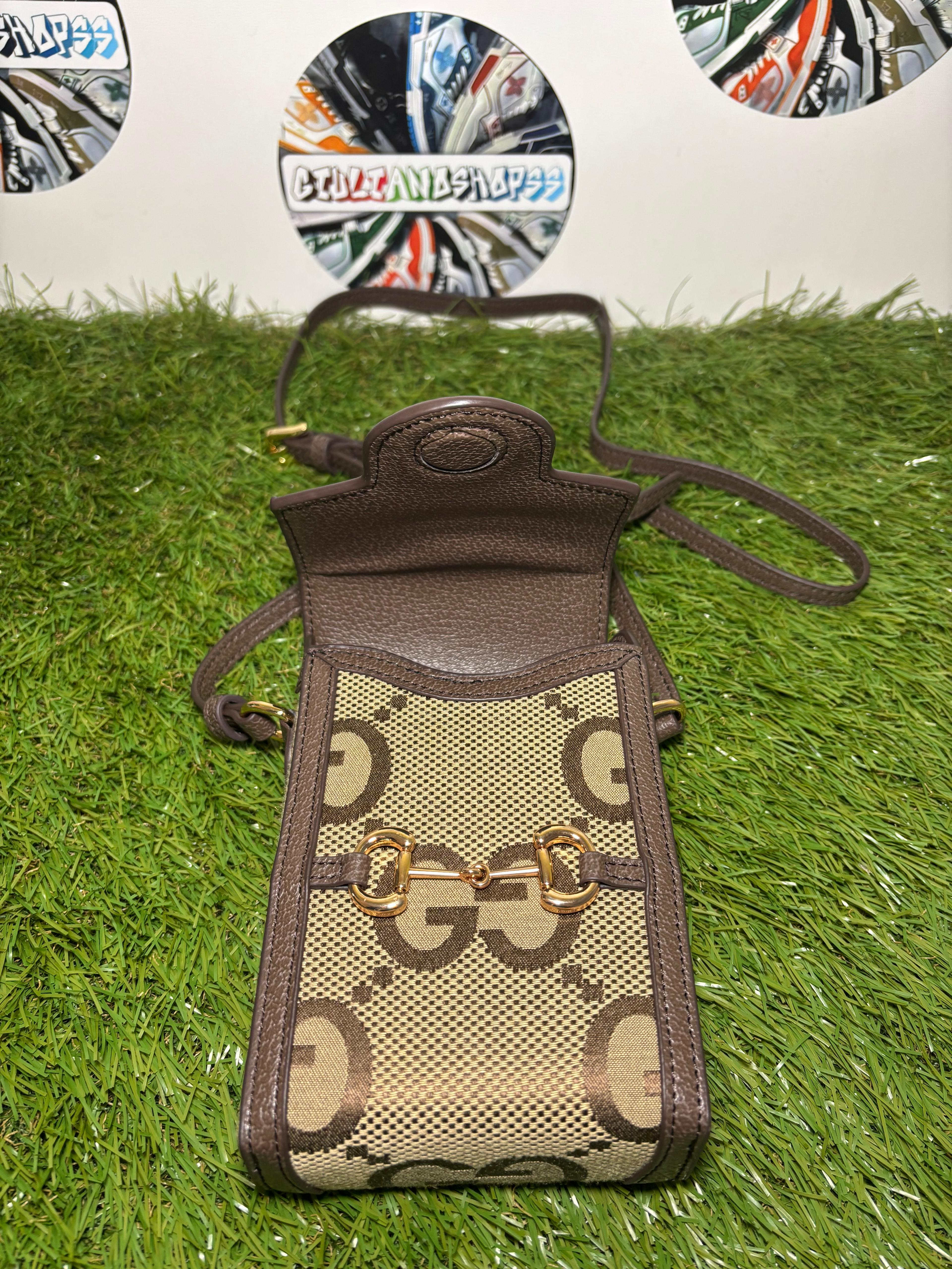 Gucci Horsebit 1955 Phone Bag Jumbo GG