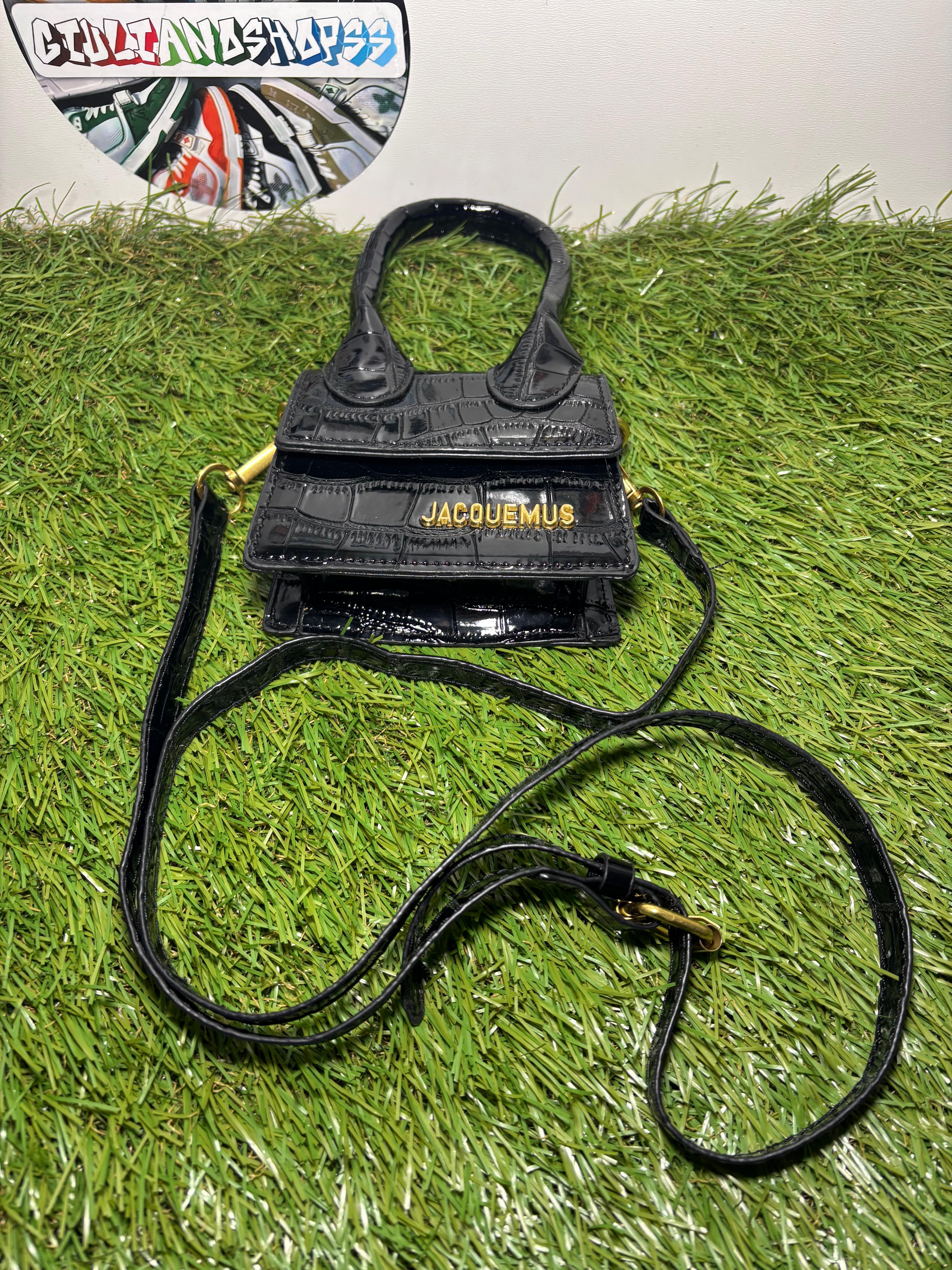 Jacquemus Le Chiquito Mini Nero Croc
