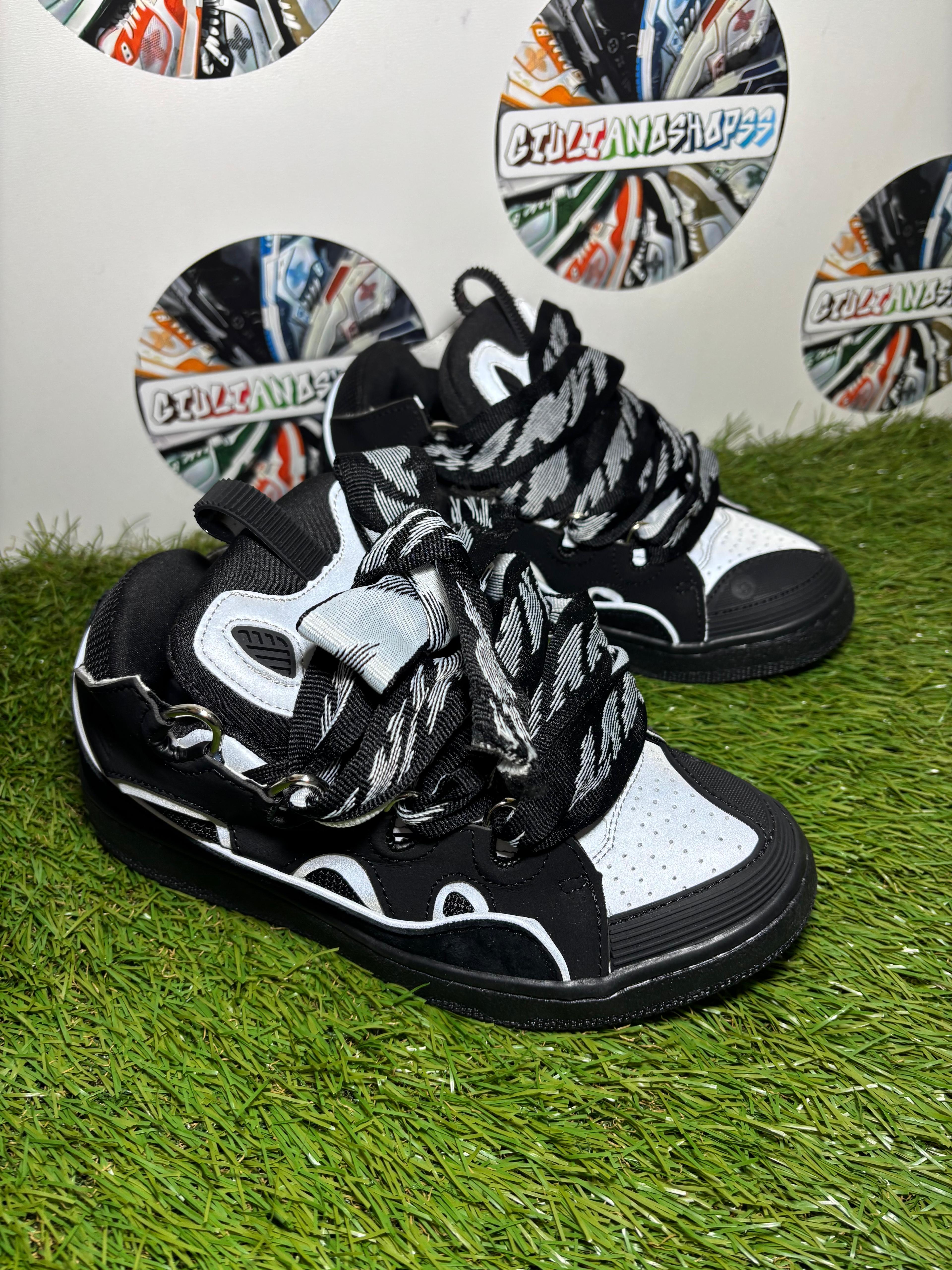 Lanvin Curb Nero Bianco