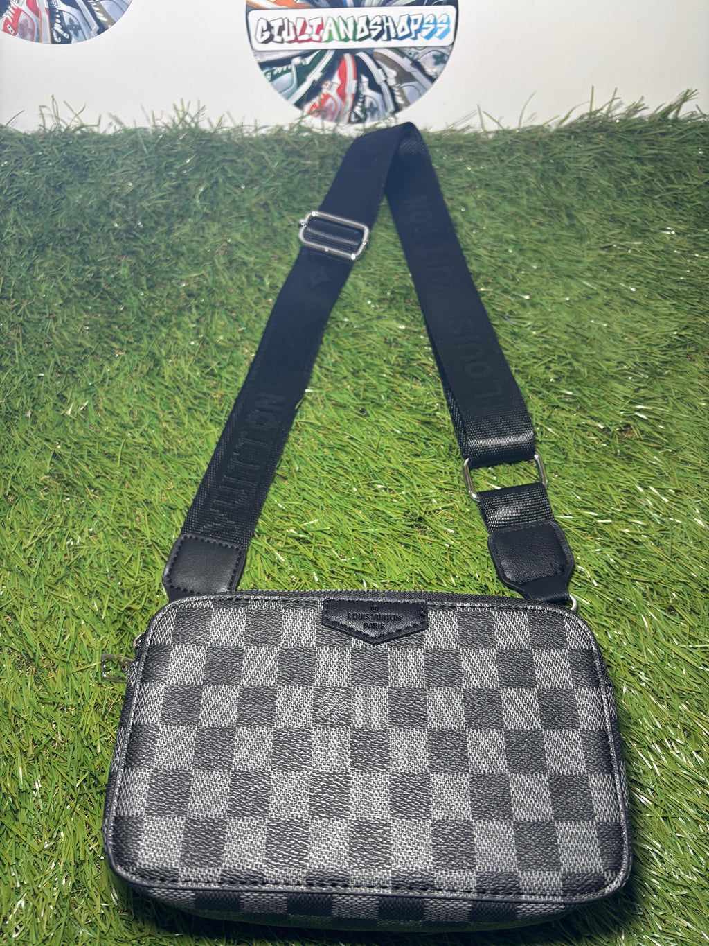 Louis Vuitton Alpha Wearable Wallet Damier Graphite