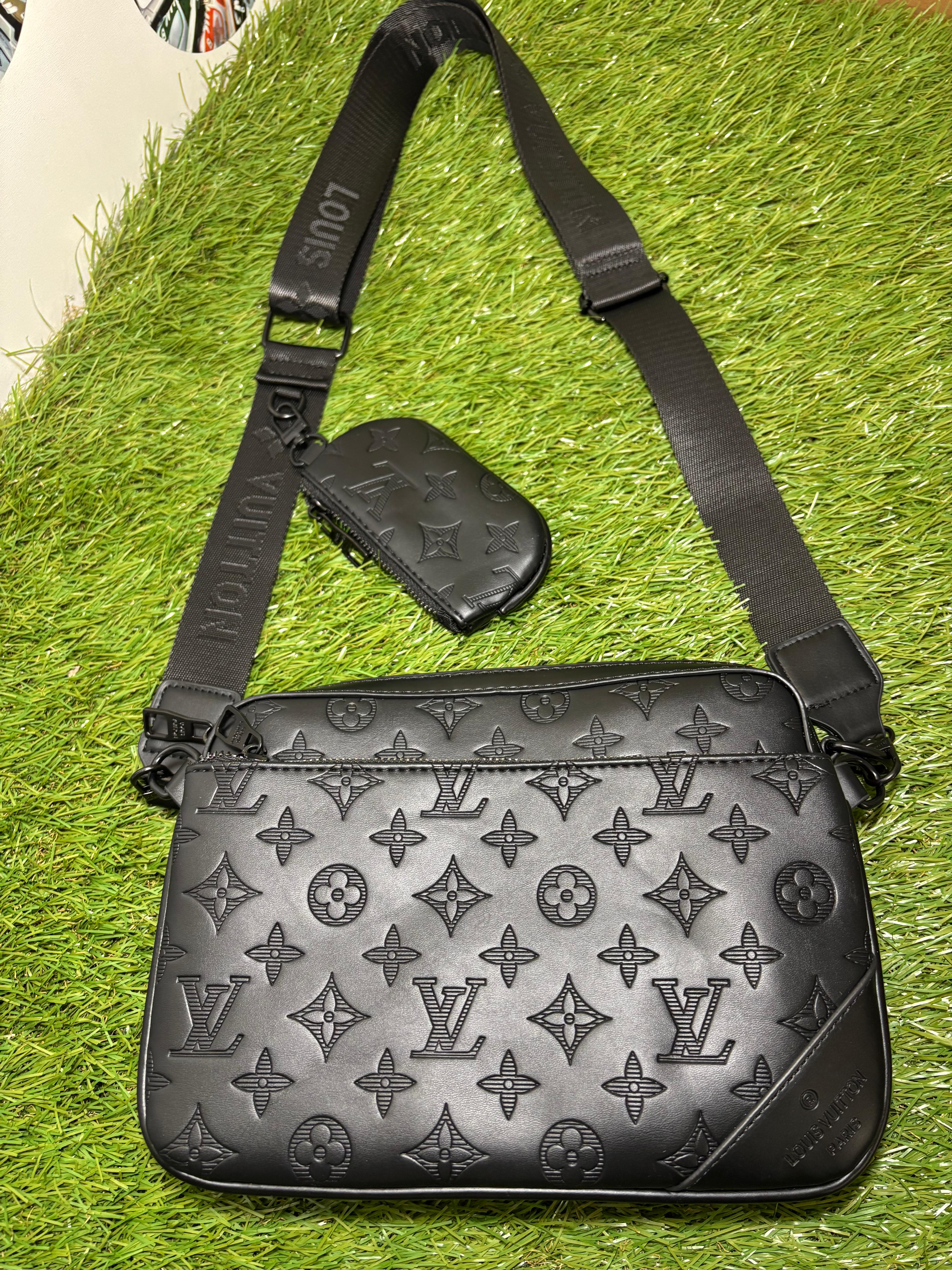 Louis Vuitton Trio Messenger Empreinte Nero