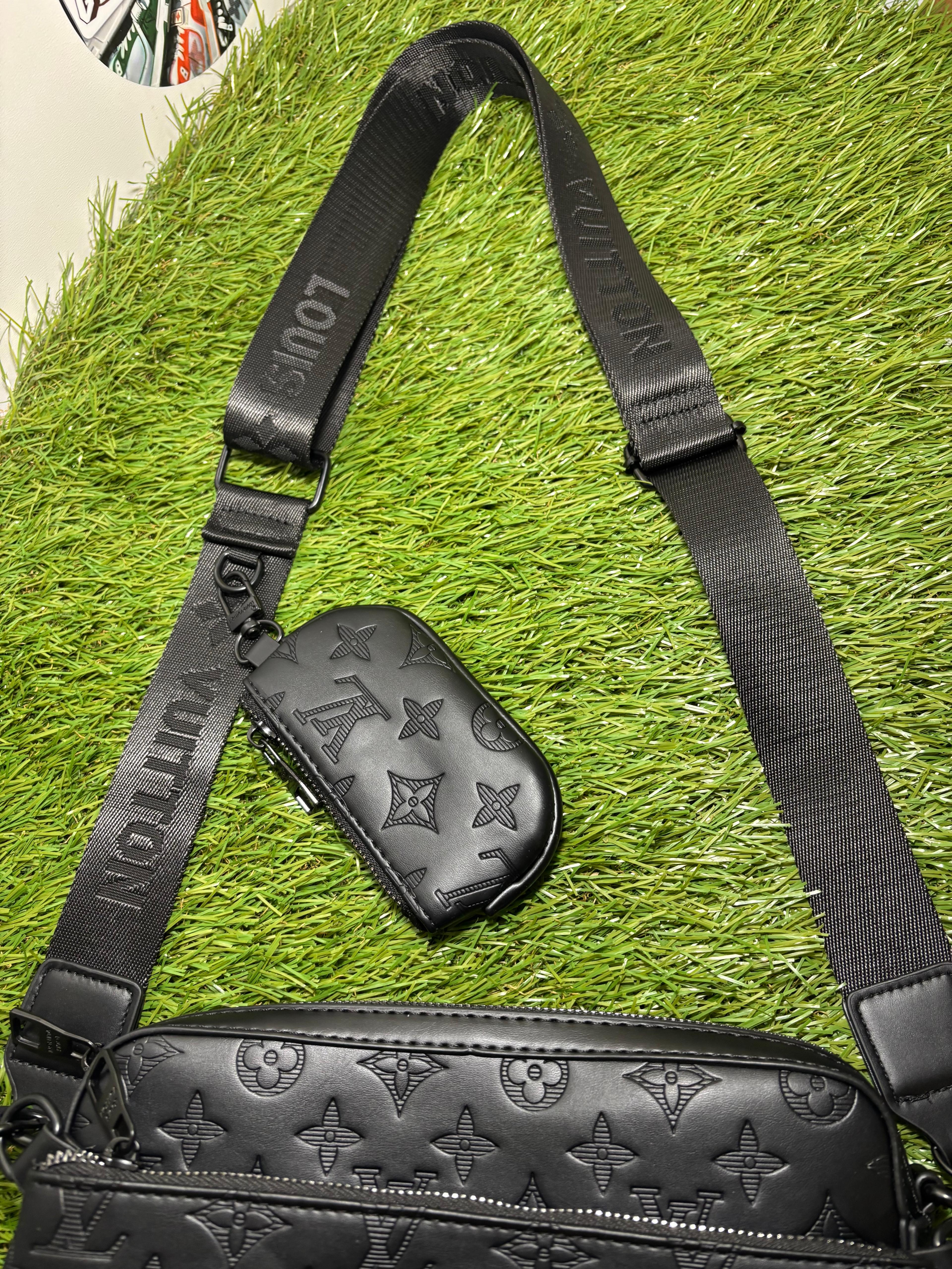 Louis Vuitton Trio Messenger Empreinte Nero