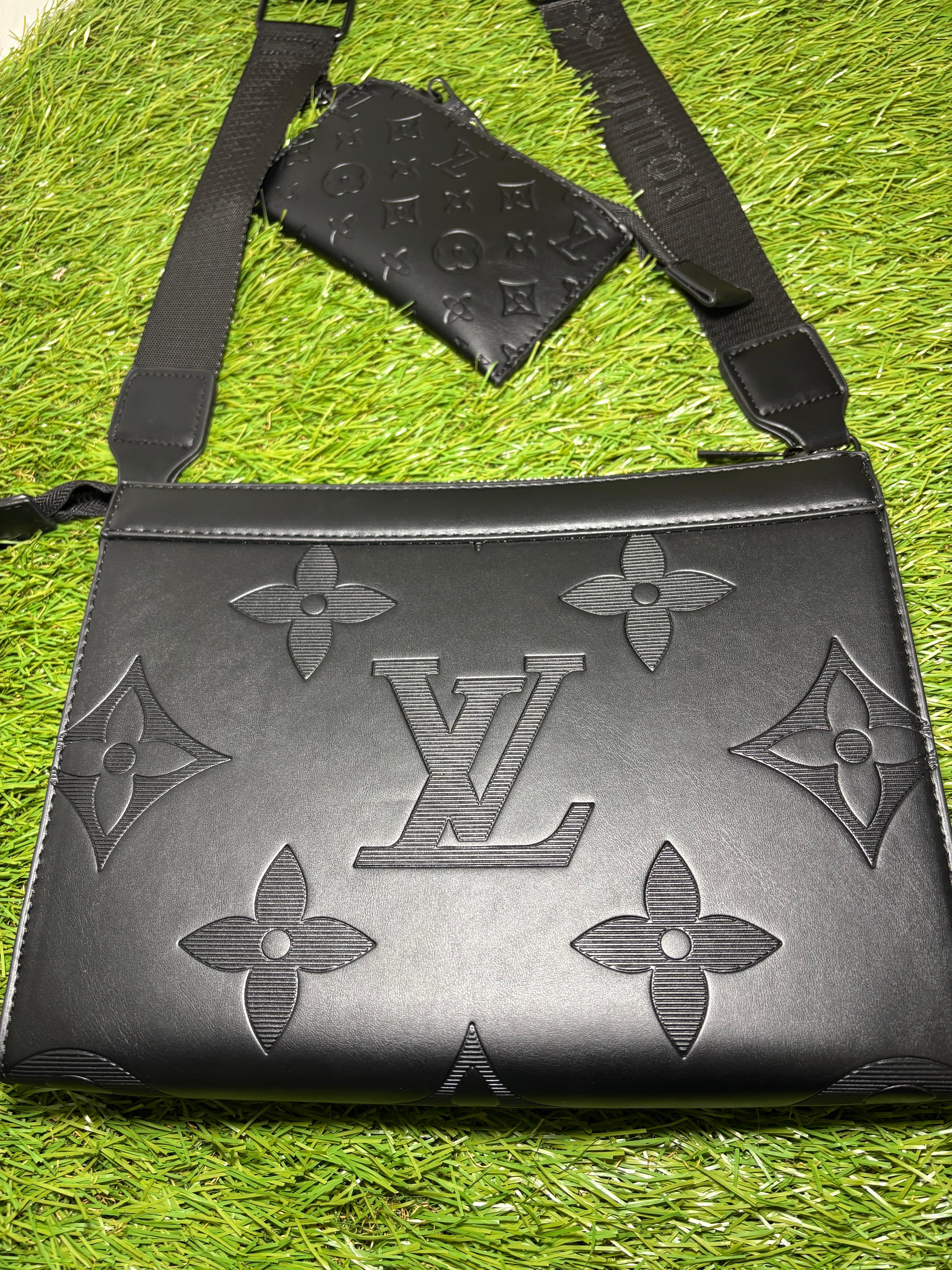 Louis Vuitton Duo Messenger Empreinte Giant Nero