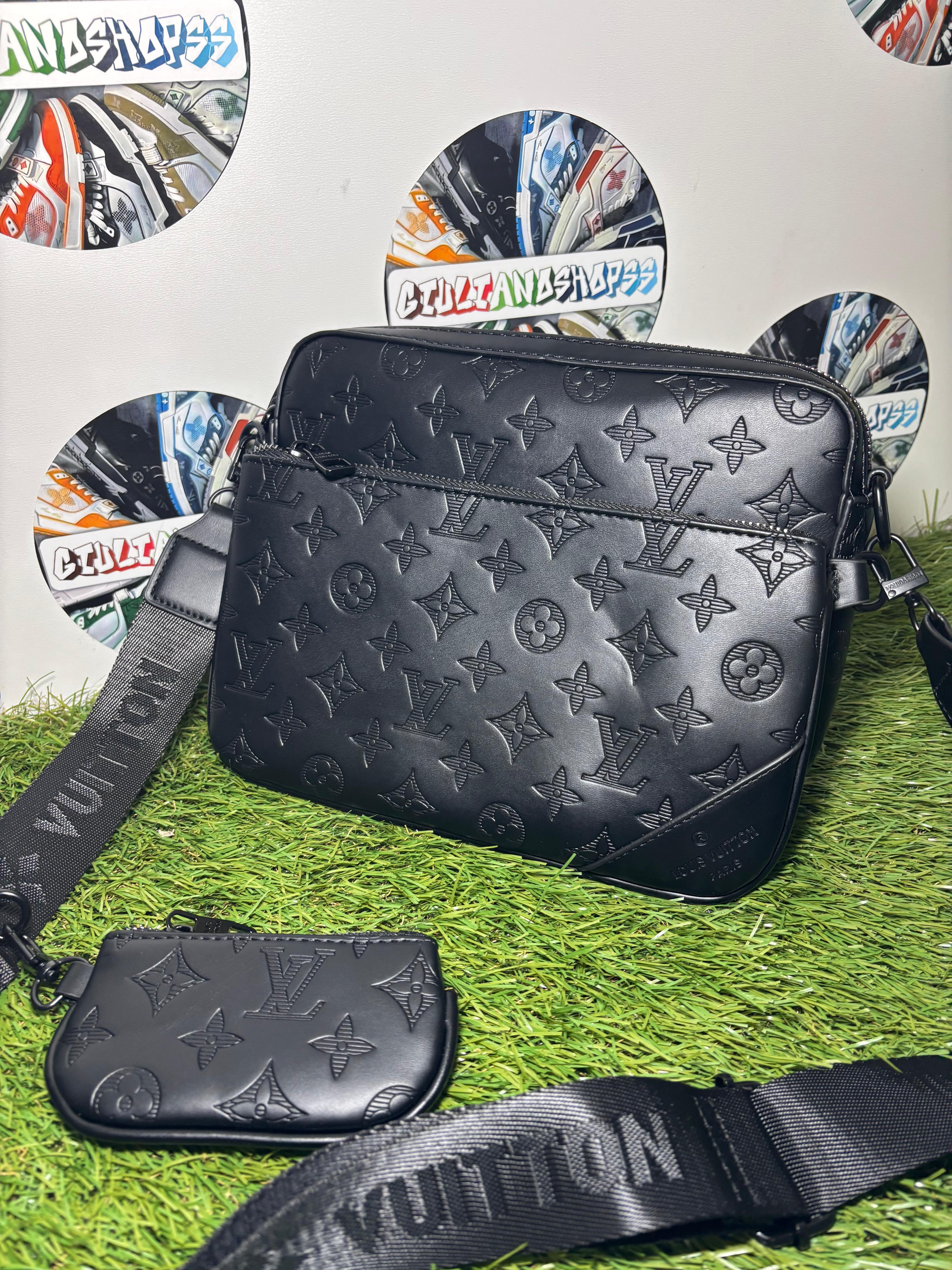 Louis Vuitton Trio Messenger Empreinte Nero