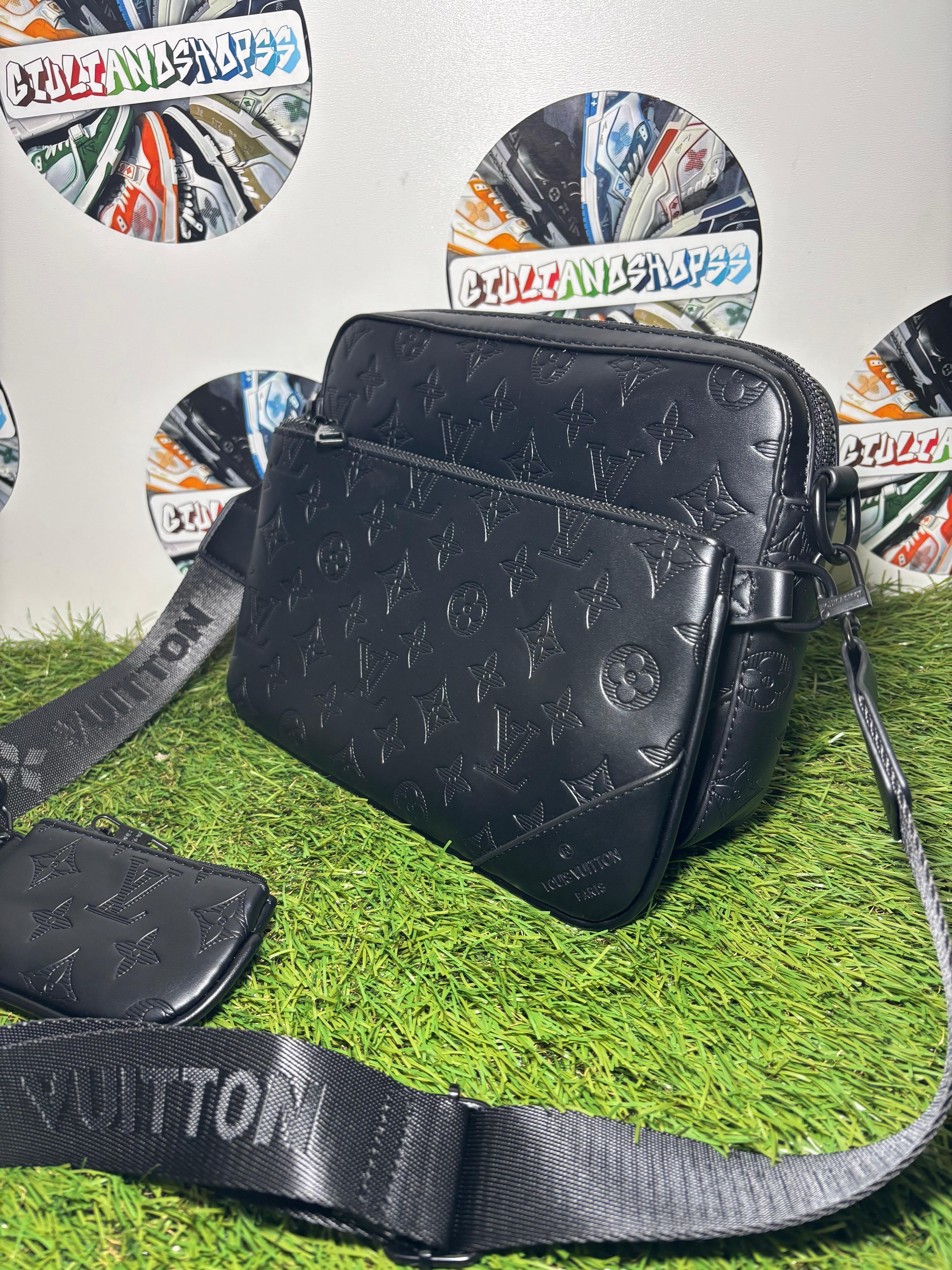 Louis Vuitton Trio Messenger Empreinte Nero