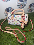 Louis Vuitton Speedy Nano Multicolor Bianco