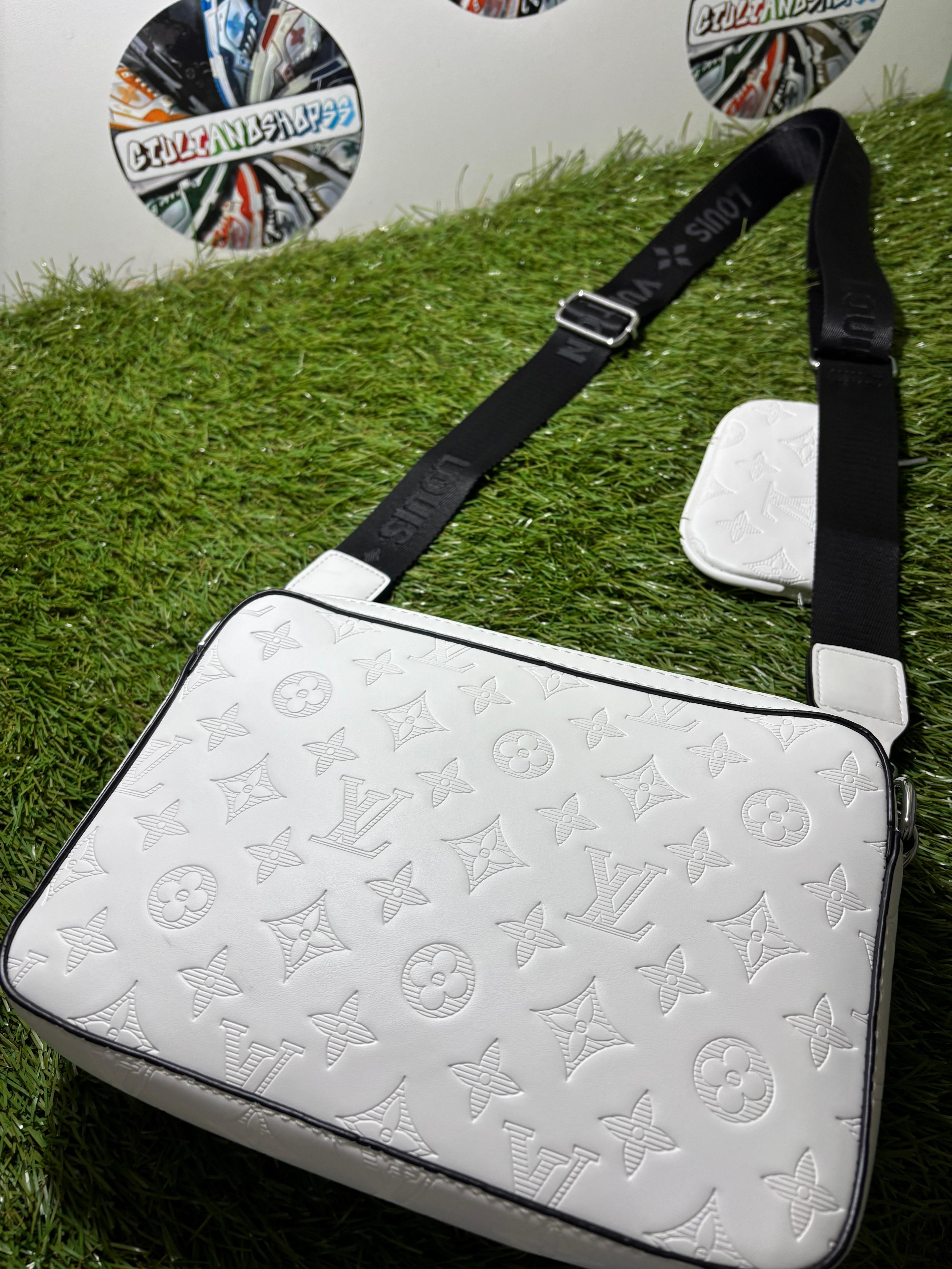 Louis Vuitton Duo Messenger - Bianca Monogram Embossed