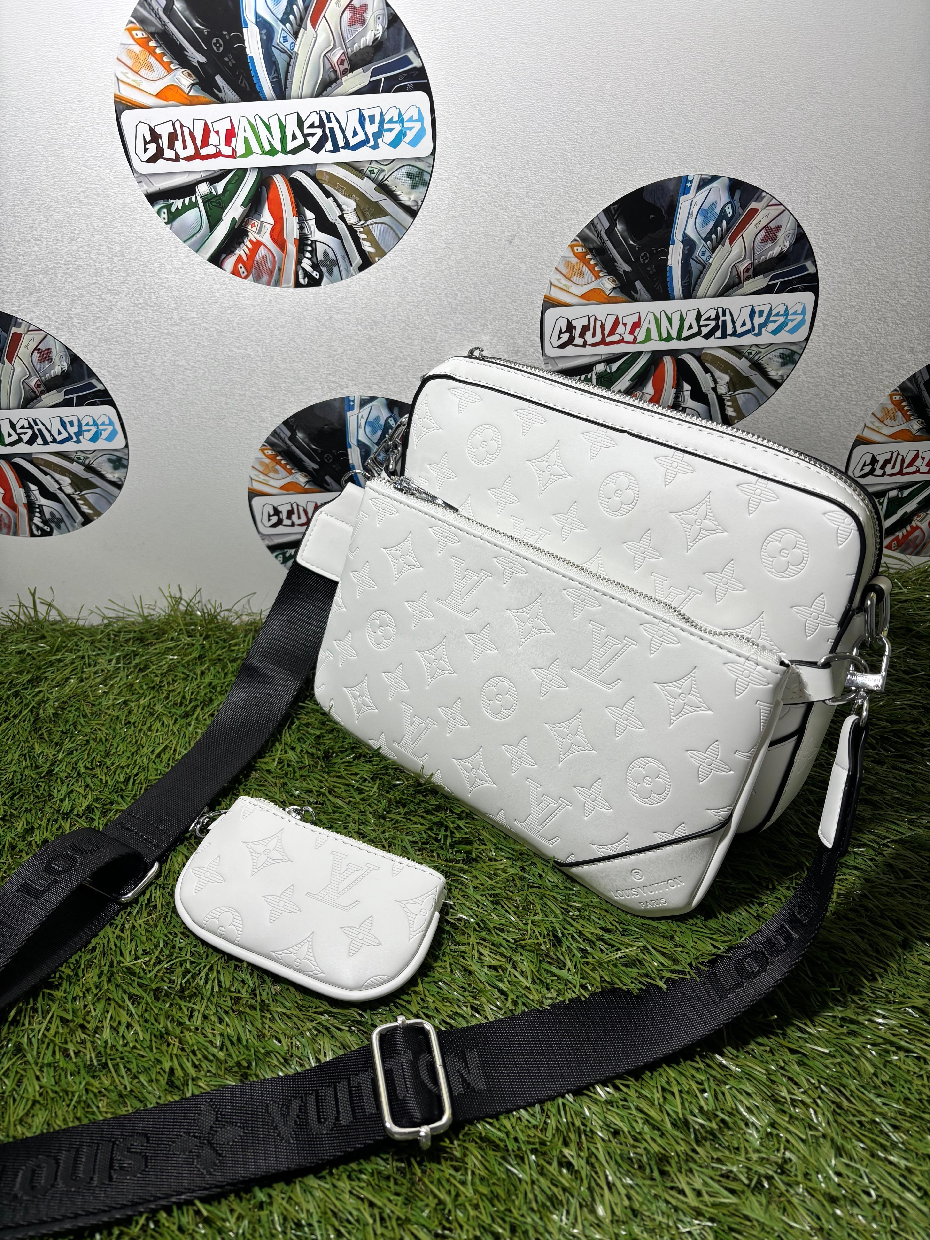 Louis Vuitton Duo Messenger - Bianca Monogram Embossed