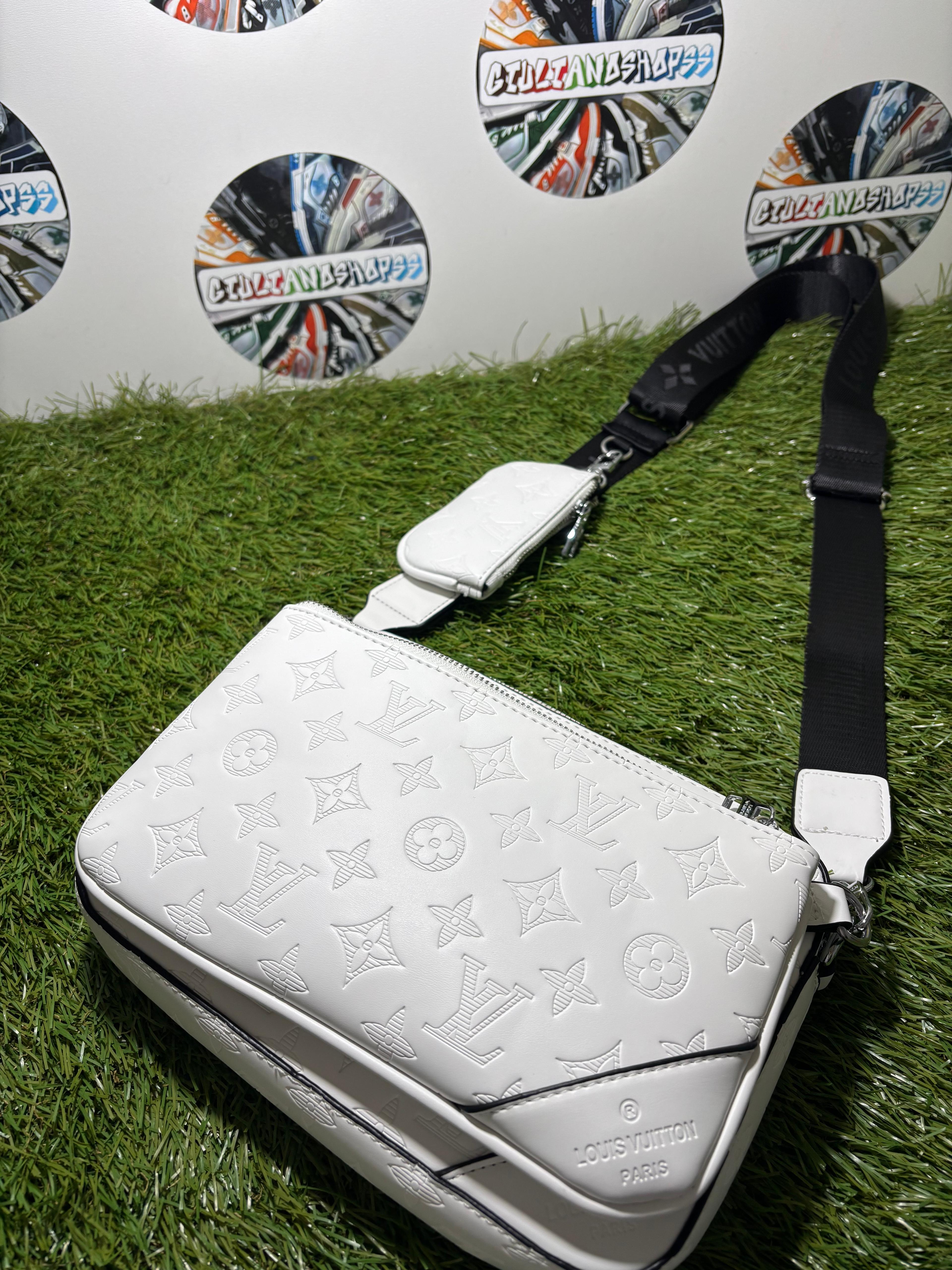 Louis Vuitton Duo Messenger - Bianca Monogram Embossed