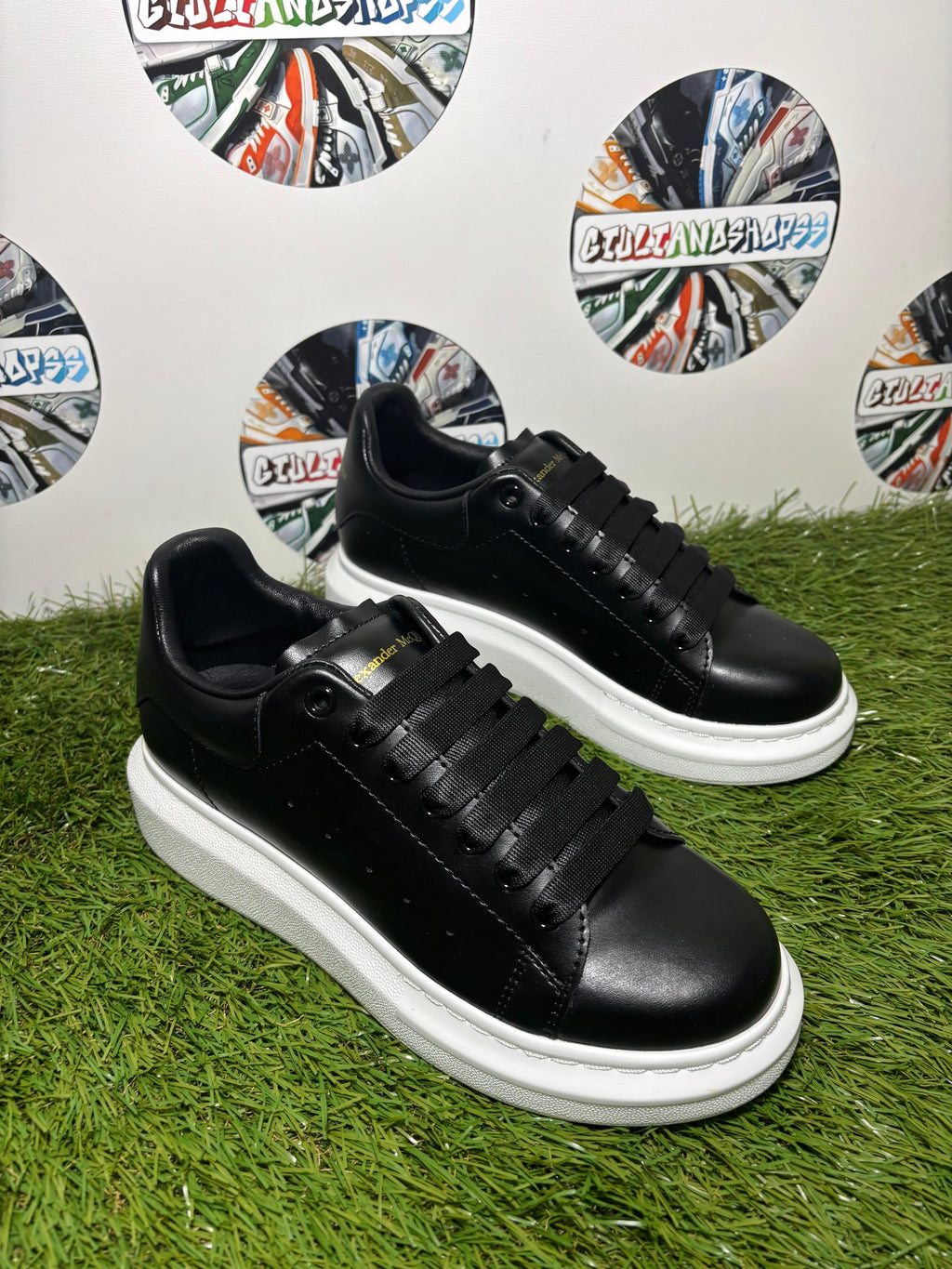Alexander McQueen Oversized Sneaker - Nera/Suola Bianca