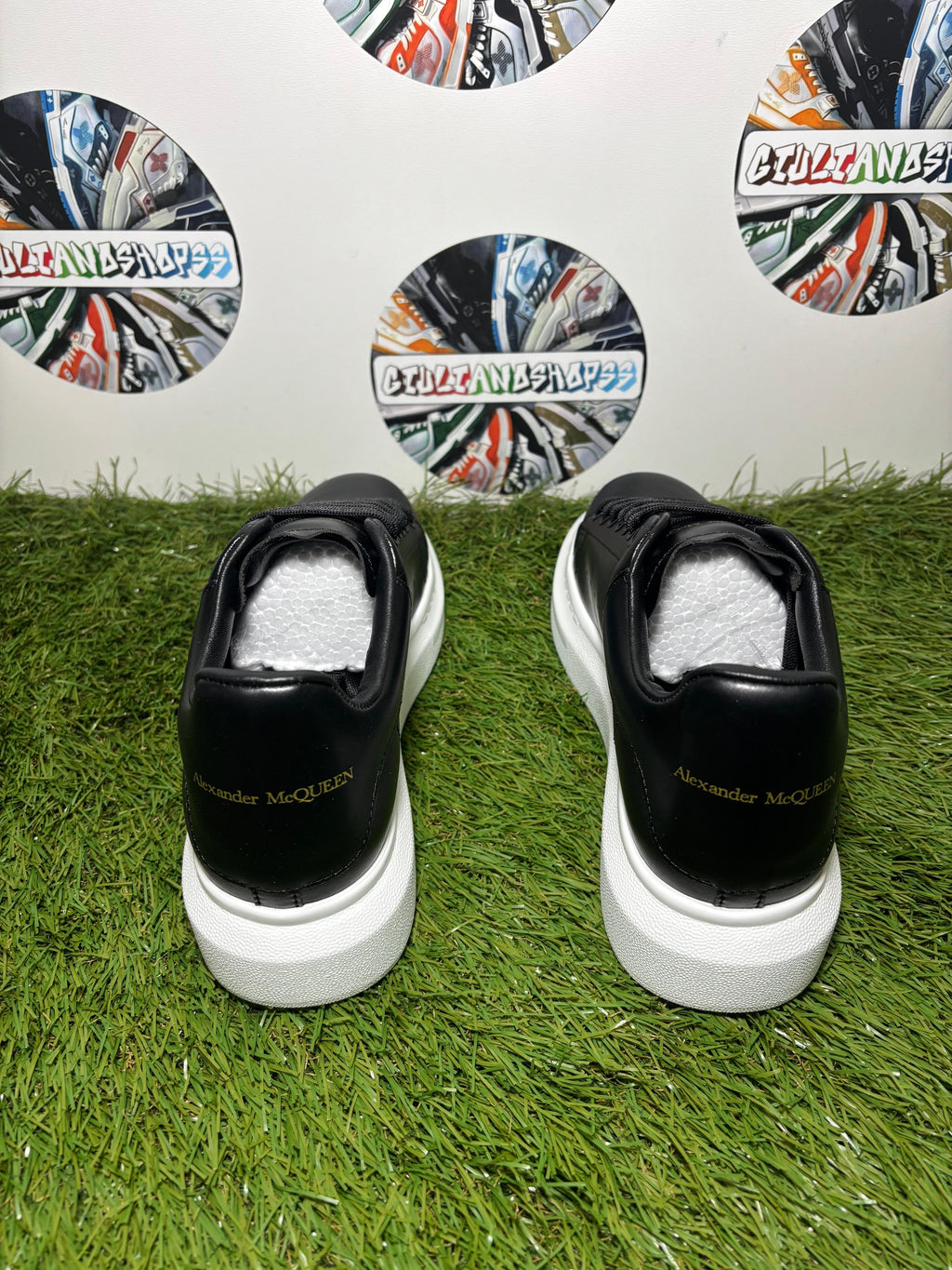 Alexander McQueen Oversized Sneaker - Nera/Suola Bianca
